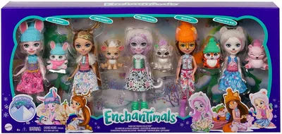 Набор 5 кукол Enchantimals Снежный день - купить по выгодной цене |  AliExpress картинки