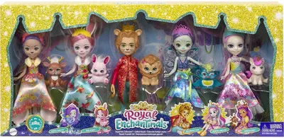 Набор из 5 кукол Royal Enchantimals, включая льва! картинки