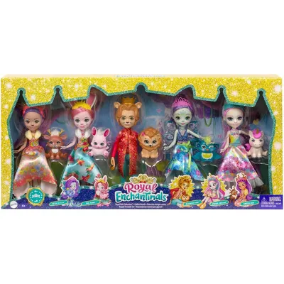 Набор кукол Mattel Enchantimals, Королевские друзья, с питомцами GYN58  купить по цене 3 877 руб. в Москве — Юмитой картинки