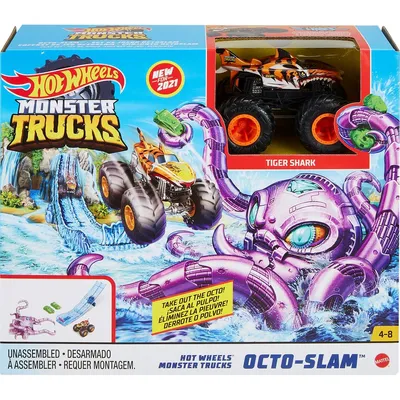 Набор игровой Hot Wheels Монстр-трак Прыжок на Осьминога (id 105055955) картинки