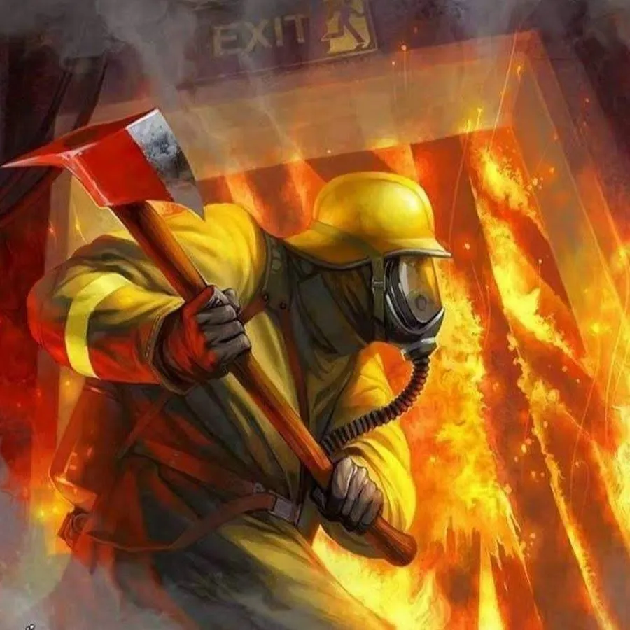 Картины про пожарных