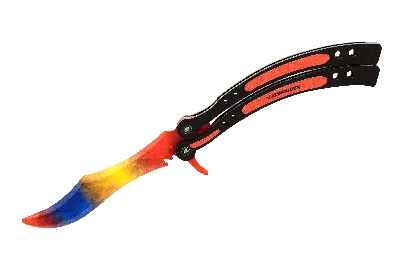 Купить нож Бабочка Мраморный Градиент КС ГО / Marble Fade CS GO картинки