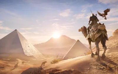 Assassin's Creed Origins пирамиды обои для рабочего стола, картинки и фото  - RabStol.net картинки