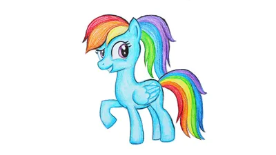 HOW TO DRAW rainbow dash from My Little Pony: Friendship Is Magic - YouTube картинки