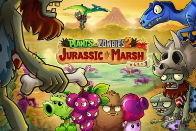 В Plants vs. Zombies 2 для Android и iOS появились динозавры картинки