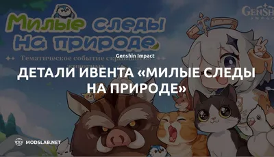 Конкурс фото с животными «Милые следы на природе»: как участвовать,  правила, награды и другое - Genshin Impact | ModsLab картинки