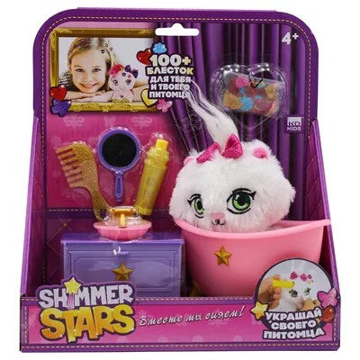 Набор игровой Shimmer Stars с кошечкой Ванная комната 13 см купить по цене  1705 ₽ в интернет-магазине Детский мир картинки