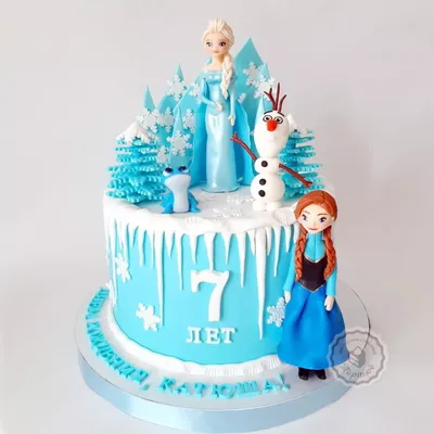 Тортюф — Торты Холодное сердце (Frozen) с Эльзой и Анной на заказ в СПб картинки