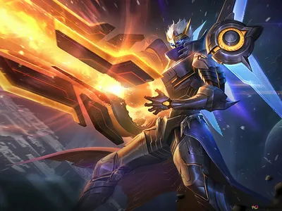 Набор скинов Звездопадного рыцаря «Грейнджер» — Mobile Legends (ML) 4K  загрузка обоев картинки