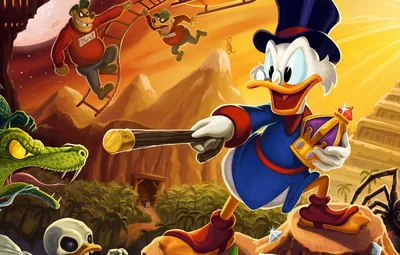 Обои утки, Скрудж Макдак, Scrooge McDuck, DuckTales Remastered картинки на  рабочий стол, раздел игры - скачать картинки