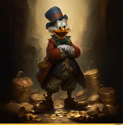 Скрудж Макдак (Scrooge McDuck) :: Дисней :: Мультфильмы / смешные картинки  и другие приколы: комиксы, гиф анимация, видео, лучший интеллектуальный  юмор. картинки