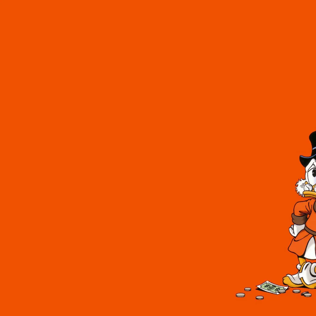 Скачать обои фон, деньги, монетки, Scrooge McDuck, Скрудж МакДак, раздел фильмы в разрешении 1024x1024