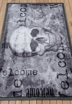 Бельгийский придверный коврик Empire Soft Skull прямоугольник, Empire  Carpets | Ами Ковры картинки