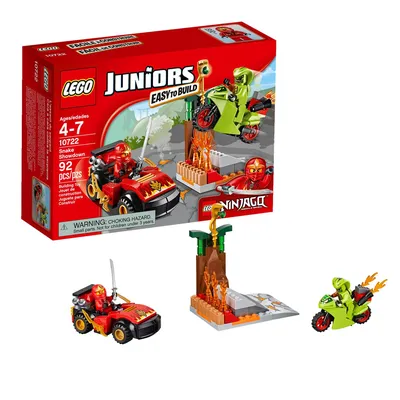 Купить Конструктор лего джуниур Lego Juniors Схватка со змеями 10722, цена  435 грн — Prom.ua (ID#437141285) картинки