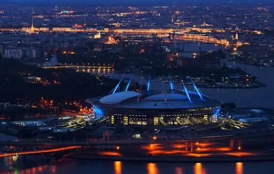 Обои Ночь, Санкт-Петербург, Zenit, Stadium, СПБ, Санкт Петербург, Saint  Petersburg, Стадион «Санкт-Петербург», Стадион «Санкт Петербург»,  Krestovsky, Zenit Arena, Стадион Санкт-Петербург, Krestovsky Stadium,  Saint-Petersburg Stadium, Гоод картинки на ... картинки