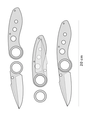 Ножи стендофф раскраска - 83 фото картинки