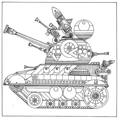 Раскраски Танки - 100 Раскрасок для мальчиков картинки