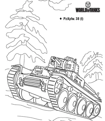 Раскраски Танки - 100 Раскрасок для мальчиков картинки