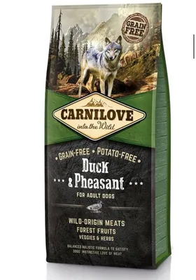 ᐉ Сухой корм Carnilove Duck \u0026 Pheasant для взрослых собак всех пород со  вкусом утки и фазана 12 кг (7388719) картинки