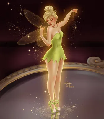 Фото Фея Tinker Bell / Динь-Динь из мультфильма Peter Pan / Питер Пэн картинки