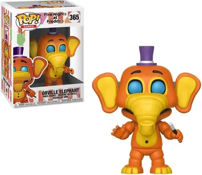 Фигурка Funko POP! Vinyl: Слон Орвилл (Orville Elephant) Пиццерия Фредди  Фазбера (FNAF Pizza) (32057) 9,5 см купить в Минске | gamestore.by картинки