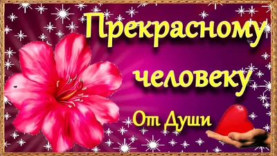 🌺🌺🌺Пожелание Прекрасному человеку от меня! Красивая Музыкальная Открытка  в стихах - YouTube картинки