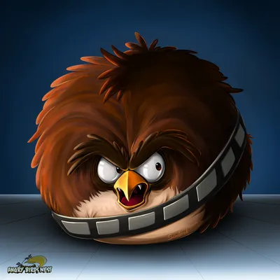 Эксклюзив! Angry Birds Star Wars Wallpaper - Set #1 - Chewbacca - AngryBirdsNest.com | AngryBirdsГнездо картинки