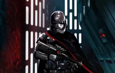 Обои оружие, Star Wars, арт, шлем, Star wars, Captain Phasma картинки на рабочий стол, раздел фантастика - скачать картинки