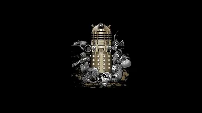 Отшелушивающие обои, Daleks, Мистер Чистый, Доктор Кто, минимализм, HD обои | Обои Блики картинки