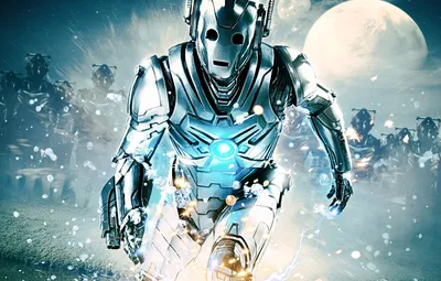 Скачать обои вода, луна, роботы, электричество, moon, киборги, Doctor Who, Доктор Кто, Кибермен, Cybermen, киберлюди, раздел фильмы в разрешении 1024x1024 картинки