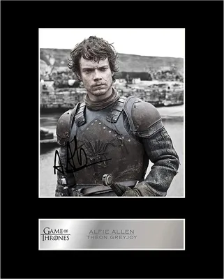 Amazon.de: Alfie Allen Signiert Photo Display Theon Greyjoy — Game Of Thrones картинки