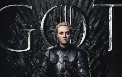 Обои трон, Game Of Thrones, Gwendoline Christie, Brienne Of Tarth, Гвендолин Кристи, Brienne Of Tarth, Бриенна, Brienne картинки на рабочий стол, раздел фильмы - скачать картинки