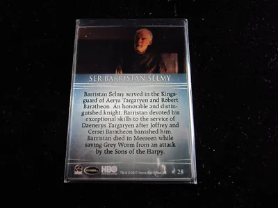 Ser Barristan Selmy #28 Rittenhouse Game of Thrones 2017 Metal Card | eBay картинки