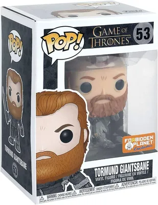 Фанко поп! Игра престолов — Tormund Giantsbane (Snowy Exclusive) # 53: Amazon.de: Spielzeug картинки