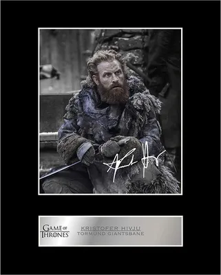 Amazon.de: Signiertes Foto von Kristofer Hivju, Tormund Giantsbane — Game of Thrones картинки