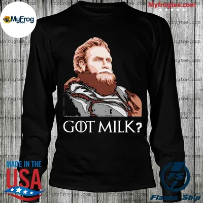 Футболка Got Milk Tormund Giantsbane Game of Thrones, толстовка с капюшоном, свитер и длинный рукав картинки