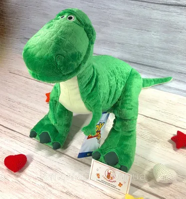 Купить Мягкая плюшевая игрушка Динозавр Рекс Rex Plush Toy Story 4 Medium  Оригинал Disney, цена 1250 грн — Prom.ua (ID#1071547363) картинки