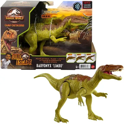 Игрушка динозавр со звуком 30 см Jurassic World Roar Attack Baryonyx Limbo  GWD12: продажа, цена в Днепре. Коллекционные солдатики и куклы от  \"Toysdnepr- Интернет магазин брендовых игрушек\" - 1543327670 картинки