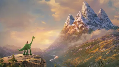 Обои Хороший динозавр, горы, The Good Dinosaur, mount, Фильмы #7180 картинки