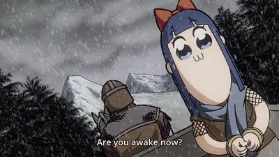 Круг замкнулся: в Skyrim добавили модели девочек из аниме Pop Team Epic |  Канобу картинки