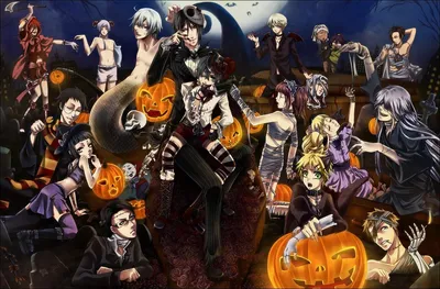 Фото Все персонажи аниме Темный Дворецкий / Black Butler. Сиэль Фантомхайв  и Себастьян Микаэлис, Мэйлин, Финниан, Бардрой, Танака, Плуто, Элизабет  Мидлфорд, Алоис Транси, Клод Фаустус, Ханна Анафероуз, Гробовщик, Грелль  (Грелл) Сатклифф, Уильям картинки