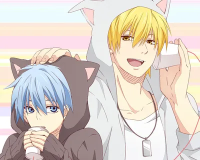 Обои на рабочий стол Кисе Рета / Kise Ryouta и Тэцуя Куроко / Kuroko  Tetsuya из аниме Баскетбол Куроко / Kuroko no Basket, обои для рабочего  стола, скачать обои, обои бесплатно картинки