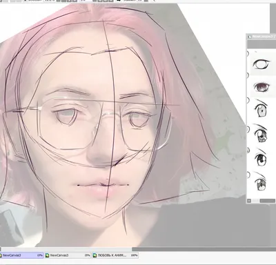 Рисуем аниме-портрет по фотографии с помощью XP-PEN картинки