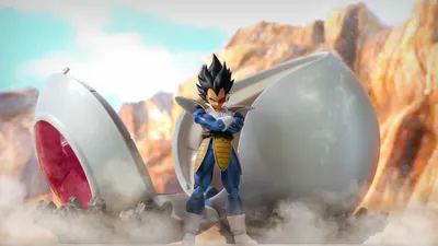 Обои Dragon Ball Z, Супер Саян, 3D аниме 2560x1440 QHD Изображение картинки