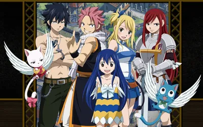 Персонажи аниме Fairy tail обои для рабочего стола, картинки и фото -  RabStol.net картинки