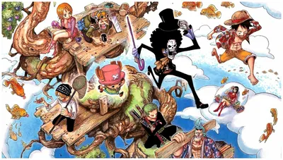 Фотообои Уютная стена \"Герои аниме One piece\" 480х270 см Бесшовные Премиум  (единым полотном) — купить в интернет-магазине по низкой цене на Яндекс  Маркете картинки