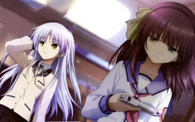 Angel Beats!, Tachibana Kanade, Накамура Юрий - скачать бесплатные обои /  oboi7.com картинки