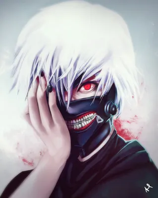 Фото Кен Канеки / Ken Kaneki из аниме Токийский гуль / Tokyo Ghoul, by  MilkCognac картинки