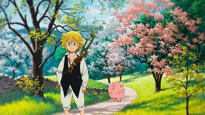 Обои Meliodas, семь смертных грехов, аниме, весна, дерево - картинка на  рабочий стол и фото бесплатно картинки