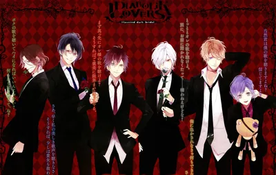 Обои аниме, арт, парни, вампиры, братья, Diabolik Lovers, дьявольские  возлюбленные картинки на рабочий стол, раздел прочее - скачать картинки